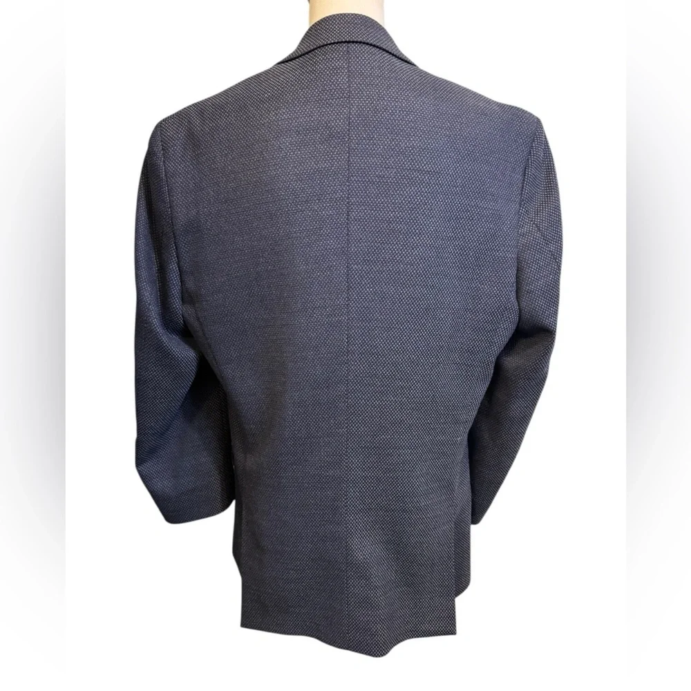 Daniel Hechter men’s wool two button double vent navy blazer size 38 regular